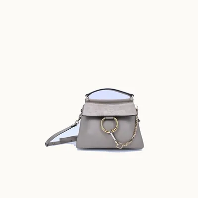 Chloé Crossbody Chloe Faye Small Taupe pequeña