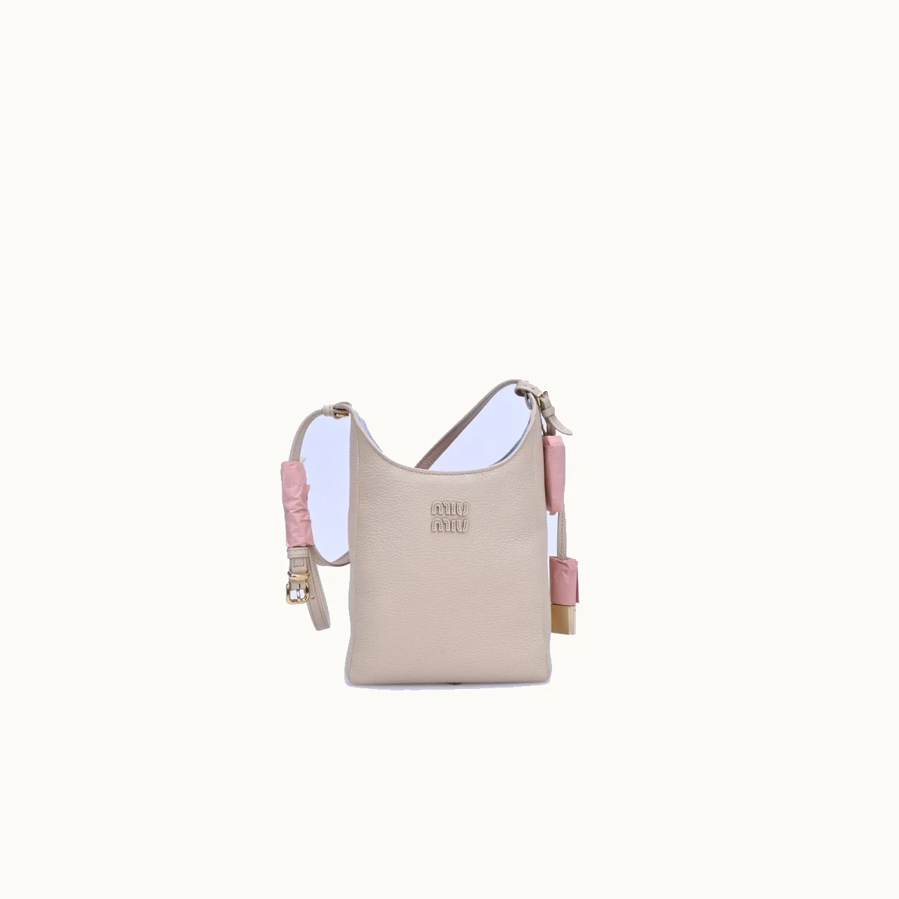Crossbody Miu Miu Bucket Nude