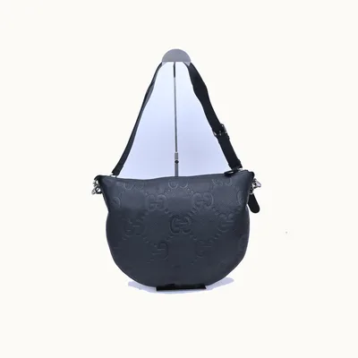 De hombro Gucci B Medium Jumbo GG Negro mediana