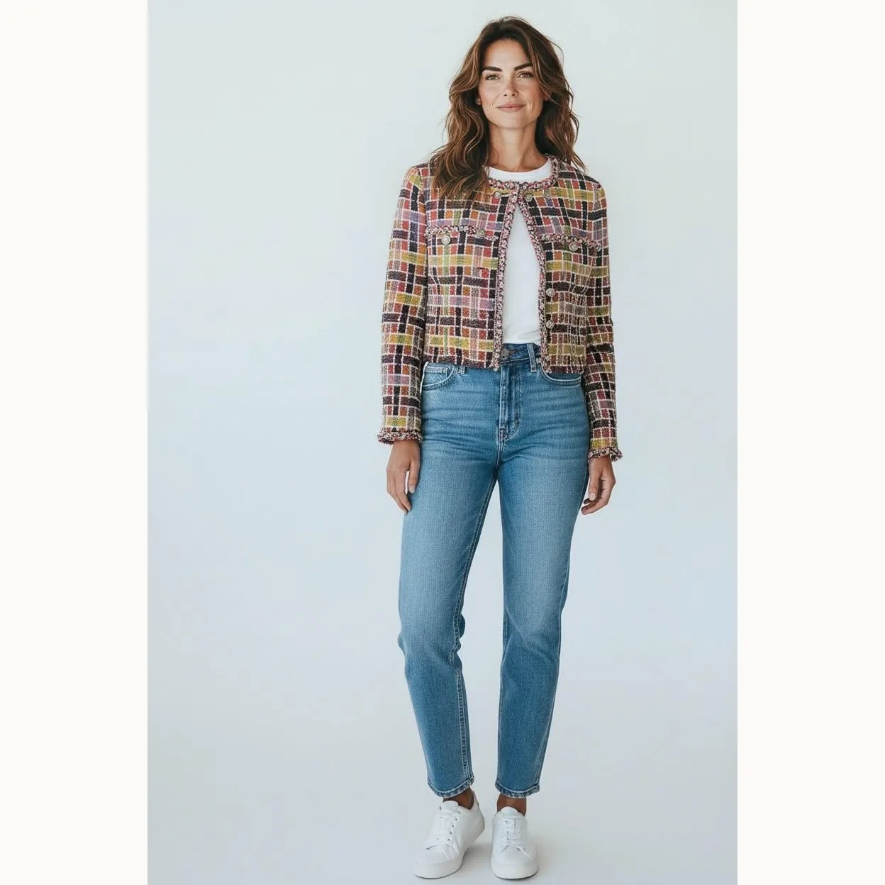 Chanel Tweed Jacket T-38