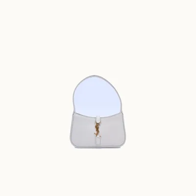 De hombro Saint Laurent Le 5 à 7 Mini Blanco
