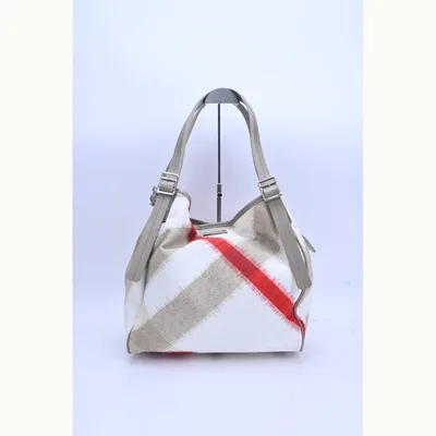 De hombro Burberry Ikat Check Beige