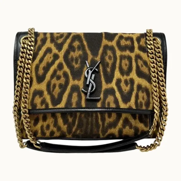 Bolsa Saint Laurent Niki Mediana Animal Print