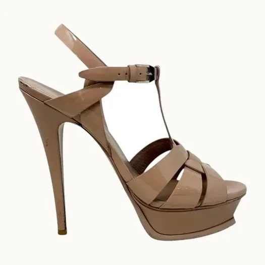 Zapatos Saint Laurent Tribute, Talla 38.5, Excelente, KV-0855
