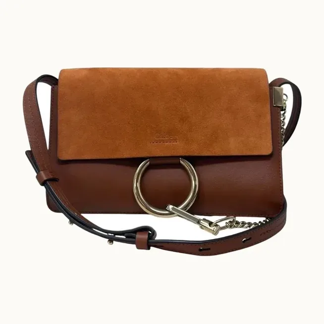 Bolsa Chloé Faye Camel